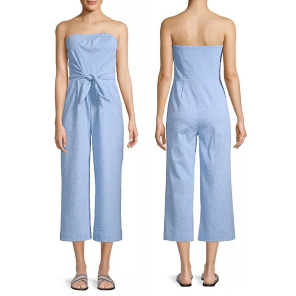 Vineyard Vines Seersucker Jumpsuit - Picture 2 of 16